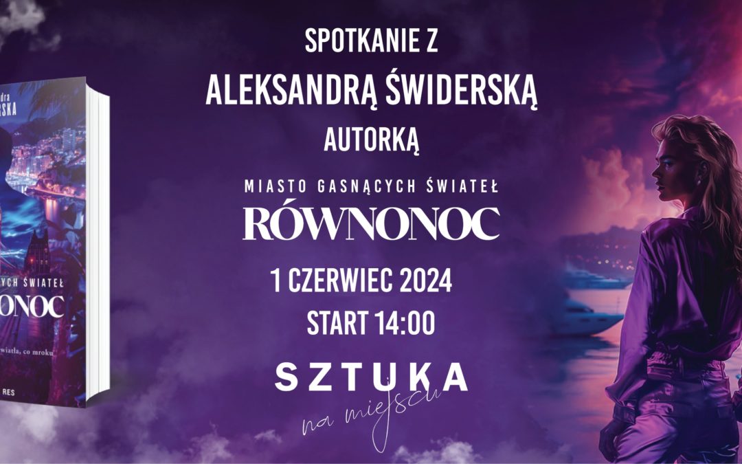 Spotkanie Autorskie z Aleksandrą Świderską