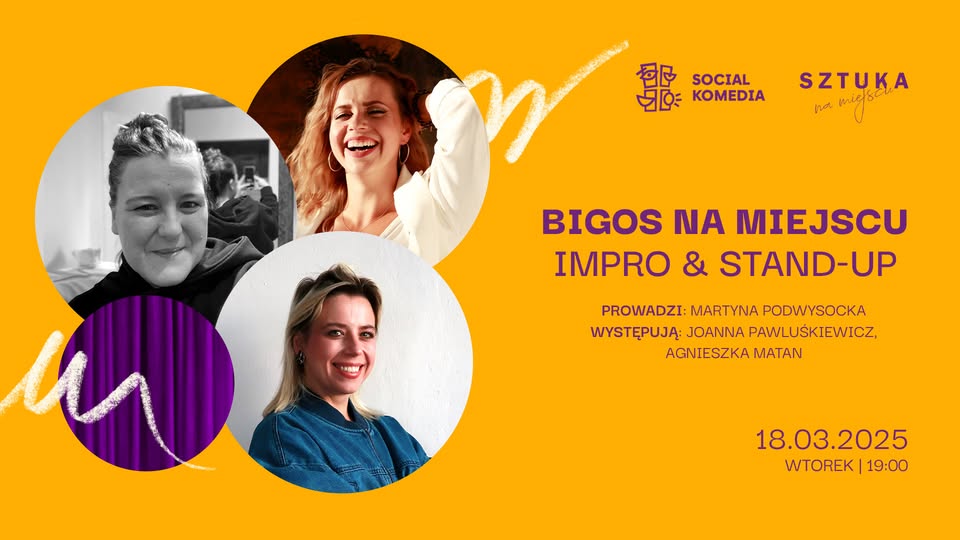 BIGOS NA MIEJSCU – Impro & Stand-up