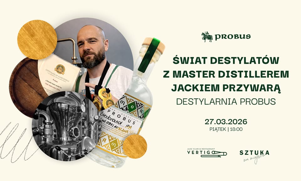 Świat destylatów z master distillerem – Jackiem Przywarą – Destylarnia PROBUS