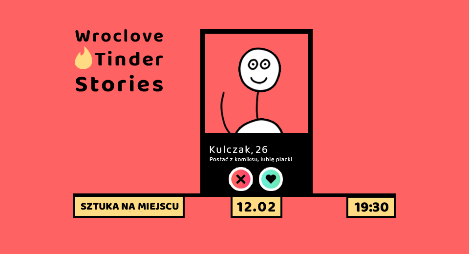 „Tinder Wroclove Walentynki” – komediowy spektakl improwizowany